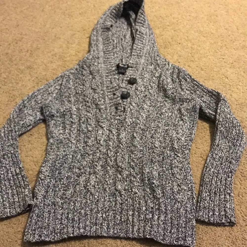 Half Button Up Sweater